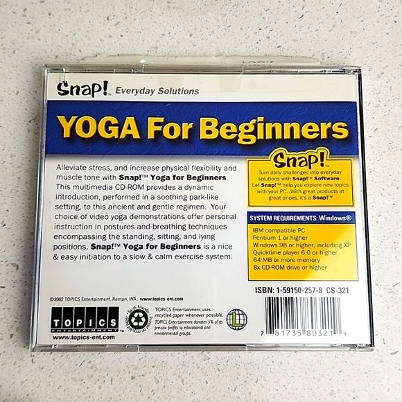 2 DVDs Yoga for Beginners and NEW sealed Exercise ball Instructional DVD - Picture 2 of 5